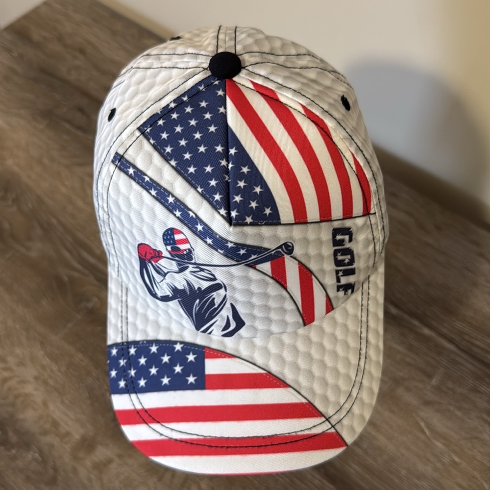 Clevefit American Flag Golf Hat